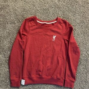 Red Liverpool FC Sweatshirt with 1892 Tag
